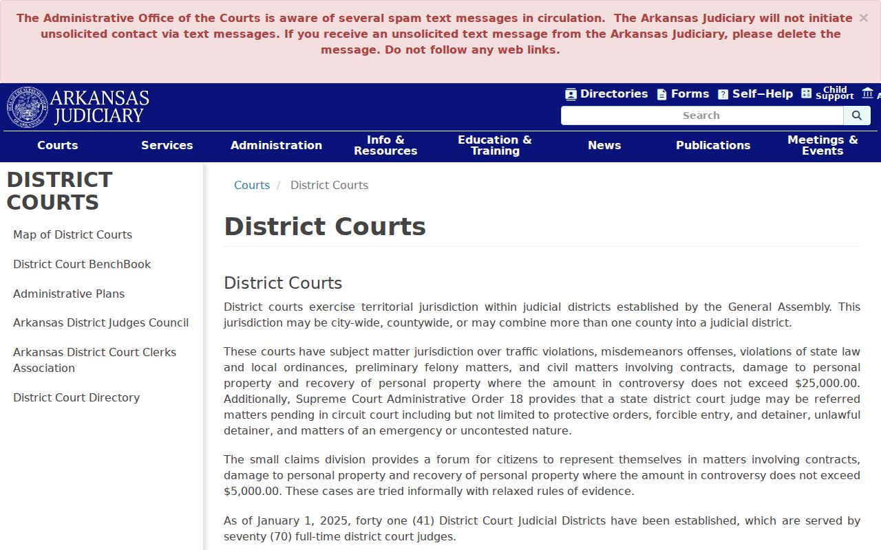 Carroll County bench warrant District Court jurisdiction